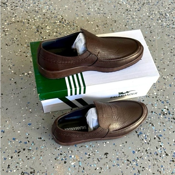 New RARE VINTAGE SALAMANDER Men’s Brown Leather shoes - Picture 2 of 8